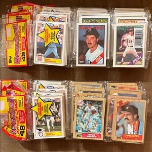 Vintage Baseball Trading Cards Collection